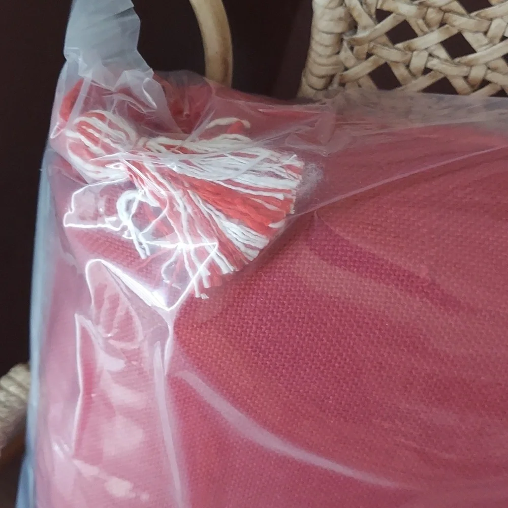 All Is Calm All Is Bright Red Plaid Christmas Pillow 18